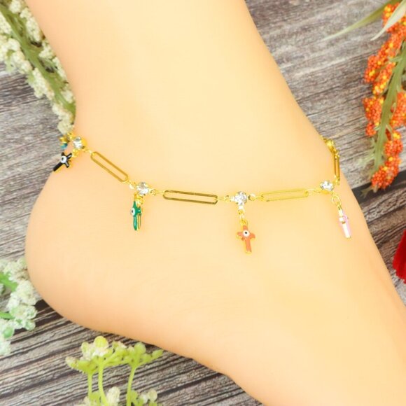 "Elegant Handmade Anklet – Delicate Jewelry for Women, MAR091397 - Picture 10 of 10